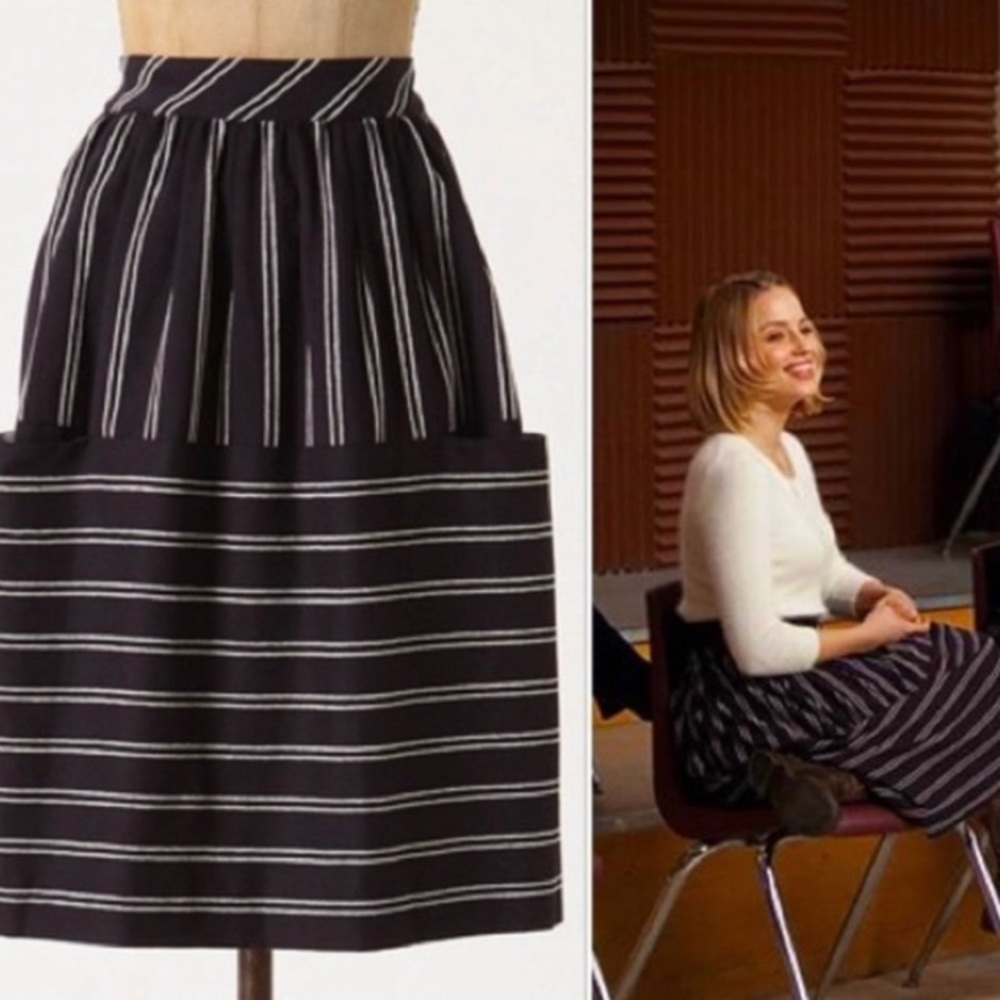 Maeve | Blue Striped Skirt | NWT | 0